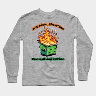 Dumpster Fire Long Sleeve T-Shirt